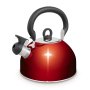 Campfire Stainless Steel Whistling Kettle Red 5LT
