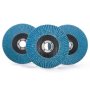 Flap Disc Zirconia Blue Various Sizes