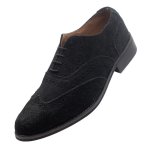 Vault Weltz Black Suede Shoe