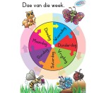 DIE Dae Van Week Muurkaart