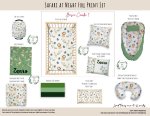 Cot Duvet Bedding Safari At Night Full Print Set