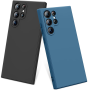 Nesty Black & Blue Silicone Cover For Samsung Galaxy S22 Ultra 5G - 2 Pack