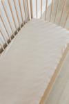 Coconut Muslin Cot Fitted Sheet - Large Sa Cot: 132CM X 66CM X 10CM