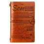 1PC To My Son Journal Graduation Gift Faux Leather Journal Notebook From Mom Or Dad 140 Pages Writing Journal Gifts For Son Birthday Thanksgiving Christmas Gifts