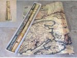 3 Rolls Gift Wrap Vintage Maps 3X55X76