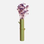 Tall Bamboo Ceramic Vase