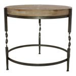 Coffee Table Wood Top 55 Cm X 60 Cm