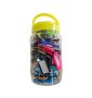 Plastic Key Tag - Key Rings Various Colours 70 Pcs