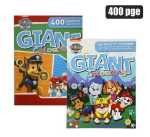 Giant Book Colouring Paw Patrol 400P Marketplace Brits Bros