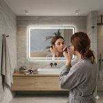 Large Rectangular LED Smart Touch Screen Mirror - 600 X 800