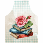 Fabric Paint Apron Whimsical Books
