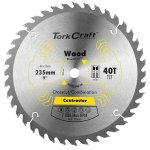 Tork Craft Saw Blade Tct 235X40T 16MM Contractor