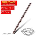 Hss 8.0MM 135DEG 10 Pack Industrial Bit