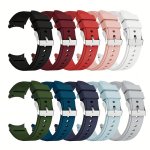 No Gap Silicone Strap For Samsung Galaxy Watch 4 5 6 Replacement Watch Band Compatible With Galaxy Watch 4 Classic 42MM 46MM GAL