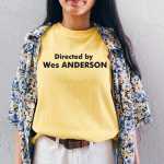 Directed By Wes Anderson T-Shirt