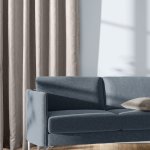 Enigma Taped Woven Blockout Curtain Taupe - Longer Length 270CM W X 250CM L