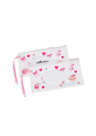 Refillable Wet Wipe Pouch - Pink