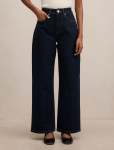 Nicki Petite Mid-rise Straight Jeans - 16 Dark Indigo