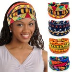 Bohemian Style Aztec Art Headband - Fashionable Knot Head Wrap For Yoga Fitness Running And Sports - Sweat-wicking Scarf For Wom
