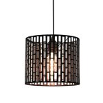 Warhol Black And Gold Cage Pendant Light - Small Large - Large