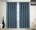 Simon Baker Provance Tape Curtain French Blue Various Lengths - French Blue W 265 X L 250CM