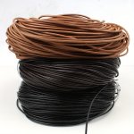 4.57 Meter Round Leather Rope String Jewelry Making Handwoven Bracelet Necklace Keychain And Other Decors Diy Craft Supplies