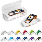 AXIS Gyro White Flash Drive 4GB