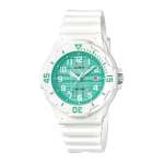 Casio Youth Analog Resin Women's Watch LRW-200H Series - White And Green