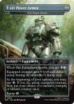 T-60 Power Armor - T-45 Power Armor Secret Lair Drop Series - Damaged Foil