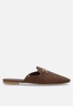 Cotton On Sophie Slipper Cut Loafer Mule- Tan gold