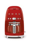 smeg red retro drip filter coffee machine - dcf02rdsa
