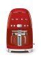 smeg red retro drip filter coffee machine - dcf02rdsa