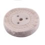 - White Buff/mop 100MM X 2 Section X 20MM Thick - 3 Pack