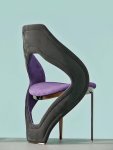 Smooth Velvet Designer Dining Chair