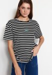 Relaxed Fit T-Shirt - Black Stripe