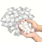 40 20PCS MINI Compression Towels Portable Disposable Individually Packaged Hotel Portable Face Towels Sanitary And Clean - Perfe