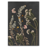 Night Garden 1 Art Print - A1 Framed Canvas With Natural Wood Frame