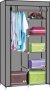 Infinity Fabric Wardrobe 88X160CM Large Grey