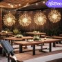 2PCS/4PCS Hanging Solar Powered Outdoor Firework Lights 240/480 Leds Sparkling Starburst Sphere Lights Warm White/multicolor/white 8 Modes Copper Wire Fairy Lights For Patio Umbrella