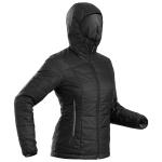 Women's Mountain Trekking Padded Jacket With Hood - MT100 -5C