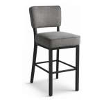 Ledger 75CM Bar Chair In Beige Grey - Beige
