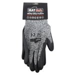 Matsafe Cut Resistant Gloves Grey And White Size 5