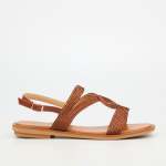 Evie 2 Flat Sandal - Bronze - Bronze 7