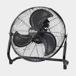 Alva 40CM Metal Floor Fan Black ACS203B