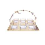 7 Piece Dessert Server Gold