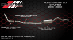 Ford Ranger 2.0 Bi-turbo Degraaf Sbs Performance Exhaust For