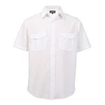 Pilot White Shirt Short Sleeve