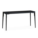 Klip Console Table - Black Ash Timber Top