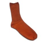 Adult Diabetic Relaxed Leg Sock - Orange - Factory Plaza
