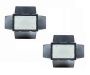 2PACK-ADJUSTABLE Color LED Flat Panel Fill Light Without Stand